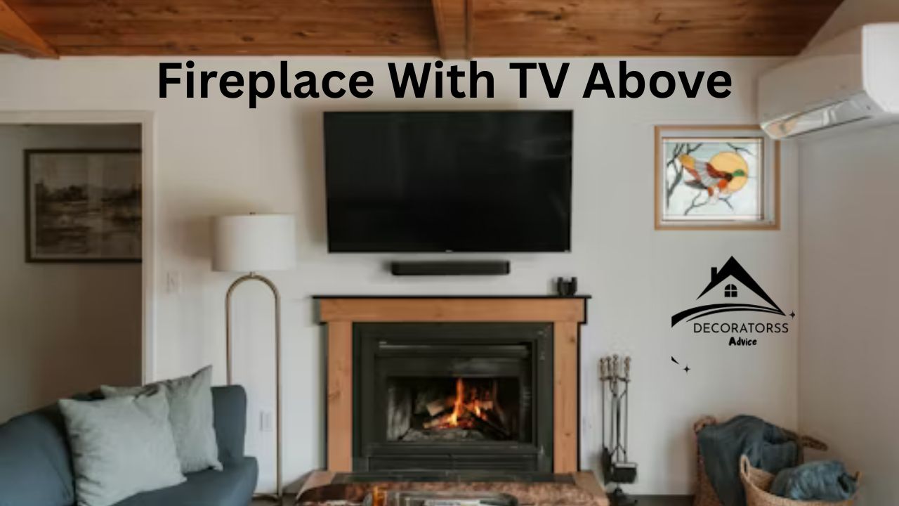 Fireplace With TV Above