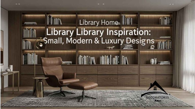 Library Home Library Inspiration: Small, Modern & Luxury Designs