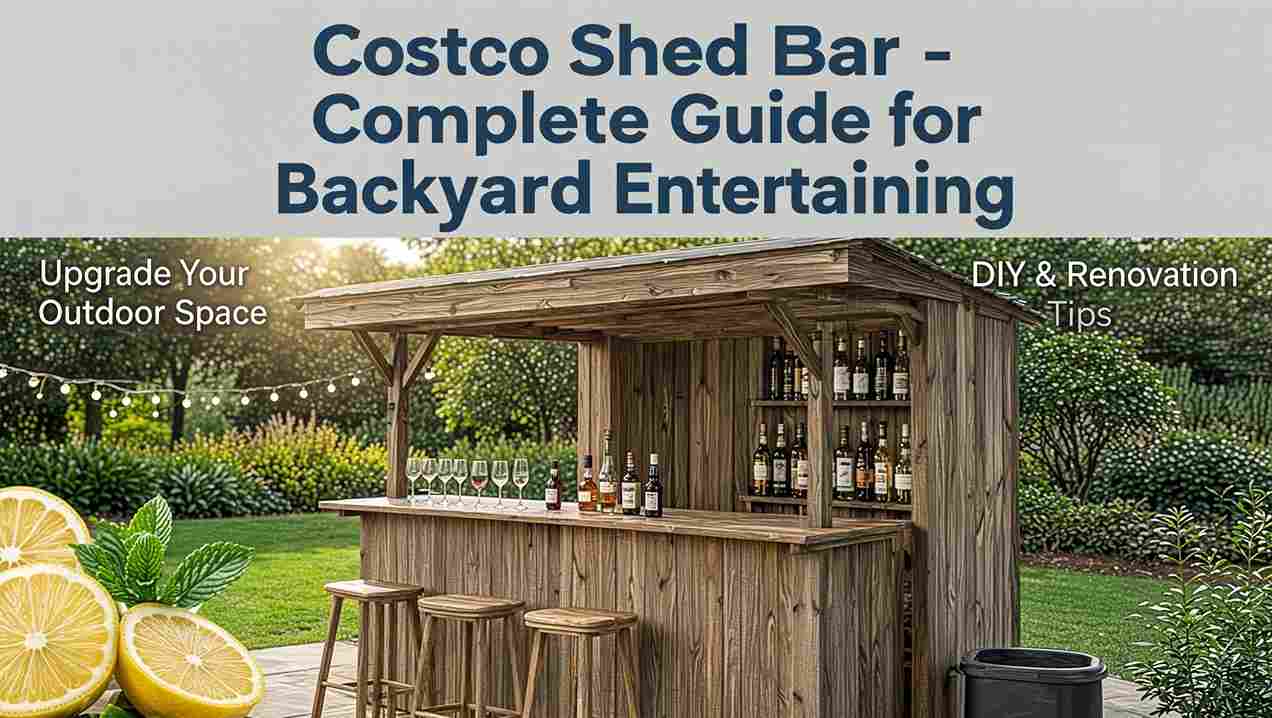 Costco Shed Bar – Complete Guide for Backyard Entertaining