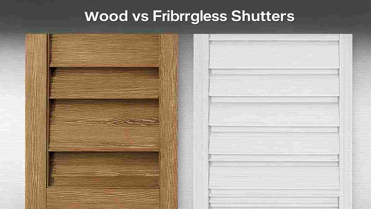 Wood vs Fiberglass Shutters